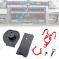 Winch Holder & Cable Tidy Kit for Land Rover Defender L663 - with Red clips