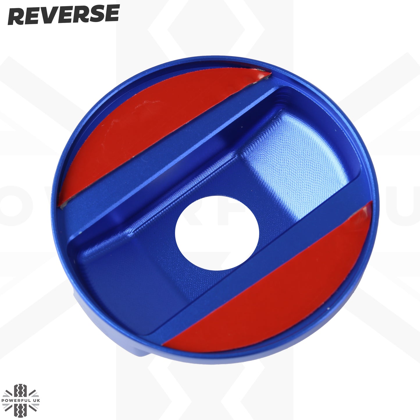 Alloy Fuel Cap Cover - Blue - for Land Rover Defender (Classic) 1998+