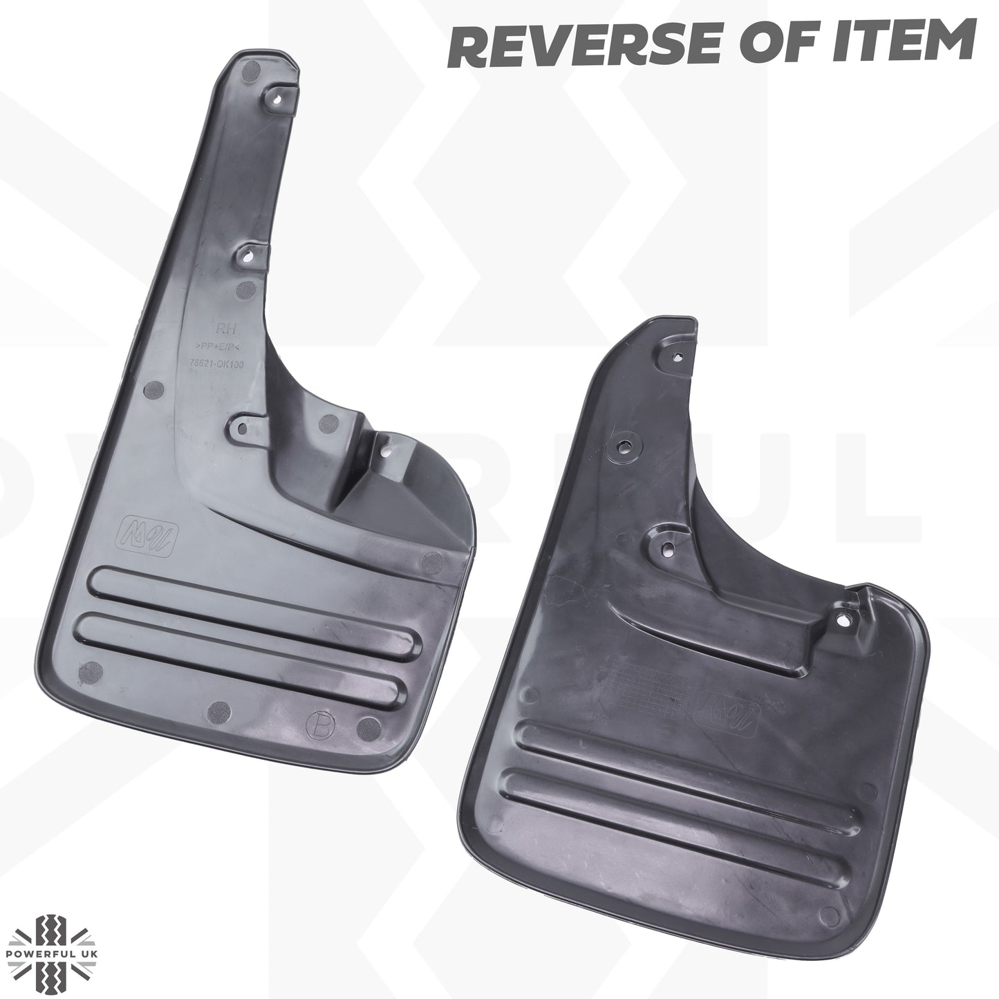 4pc Mudflap Kit - Front & Rear - for Toyota Hilux MK6