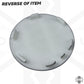 Genuine 4x Alloy Wheel Centre Caps (EARLY/LARGE type) for Land Rover Classic Defender - Silver