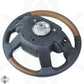 Steering Wheel - Heated - Satin Straight Walnut - Black Leather for Land Rover Discovery 5