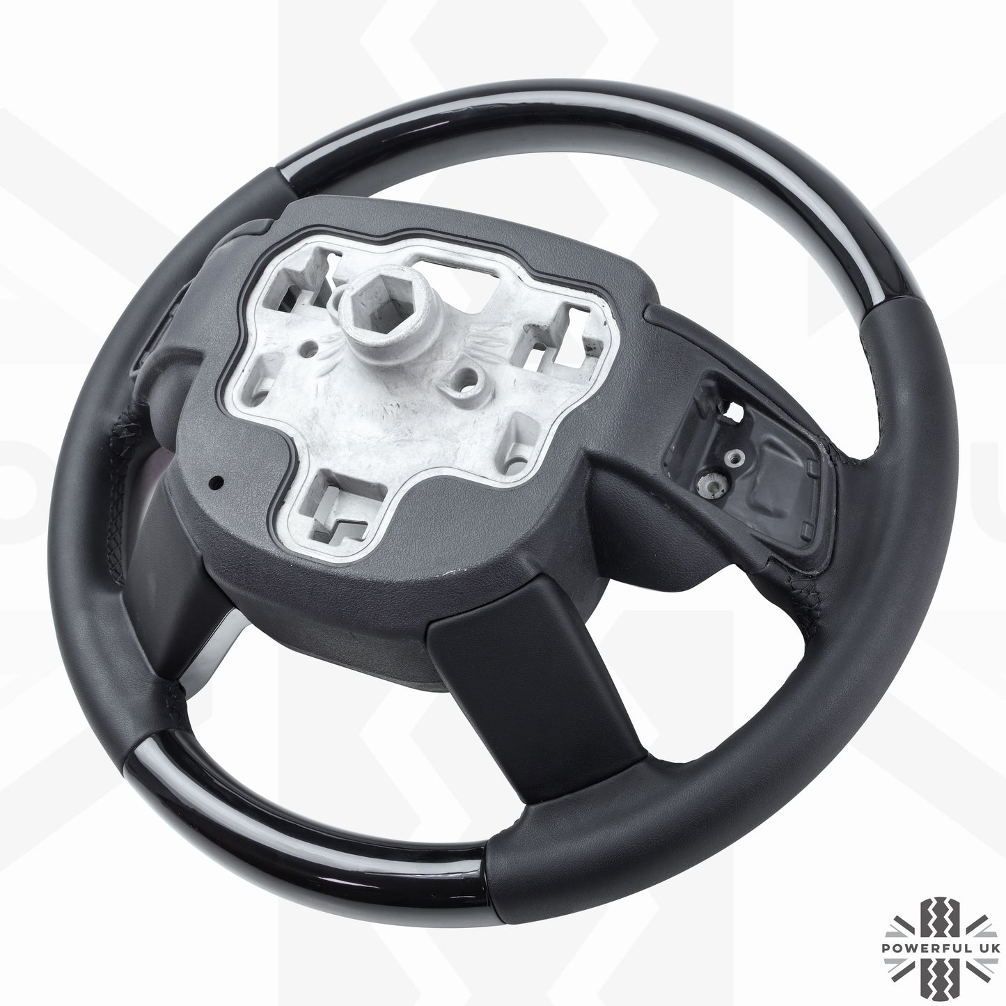 Steering Wheel - NON Heated - Black Piano - Microfiber Leather for Land Rover Discovery 5