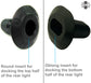 Docking Insert Grommets for Range Rover L405 Rear Lights - Pair (Bottom)