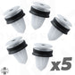 Plastic Door Card Panel Trim Clips x 5 for Land Rover Discovery 3
