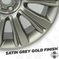 19" Alloy Wheels - Satin Grey Gold - Set of 4 for Land Rover Freelander 2 Genuine