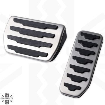 car pedals uk Alloy Foot Pedals (2pc) for the Range Rover Evoque Automatic (pre 2021 –  Powerful UK