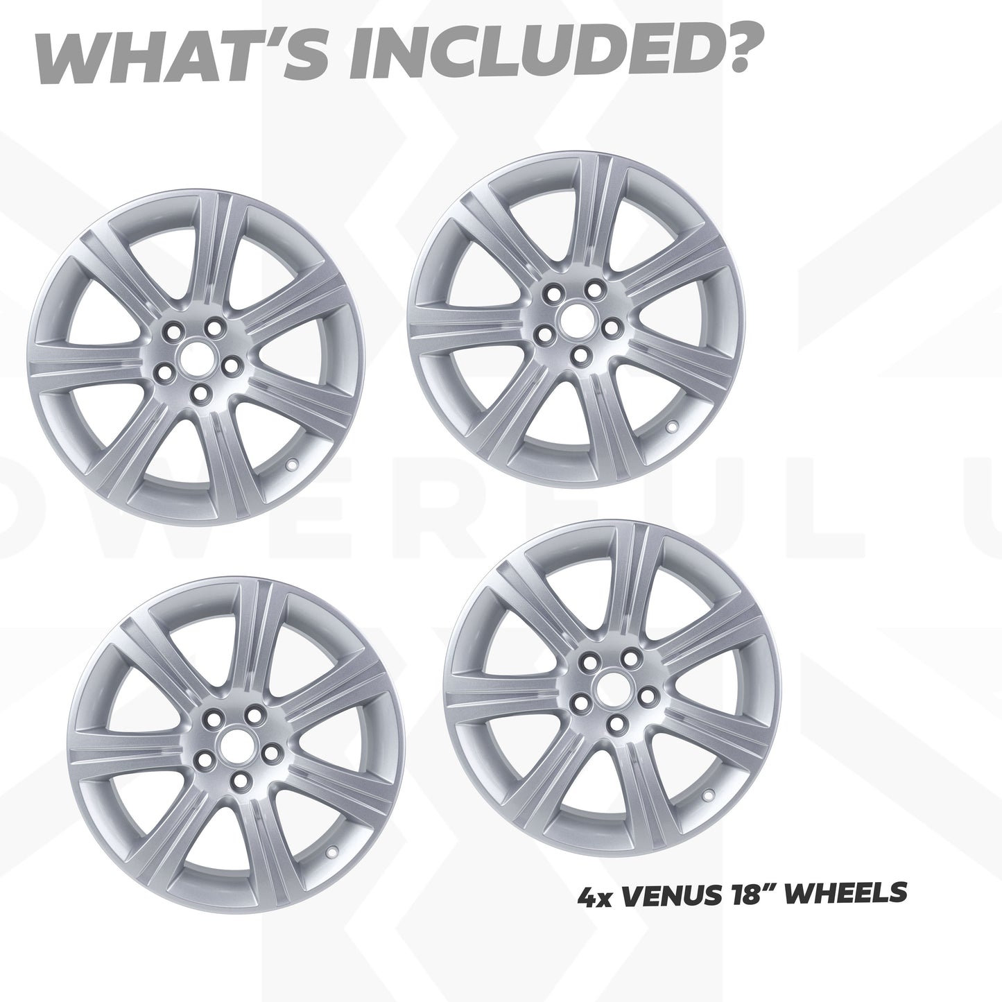 4x Genuine 18" Venus Alloy Wheels for Range Rover Evoque