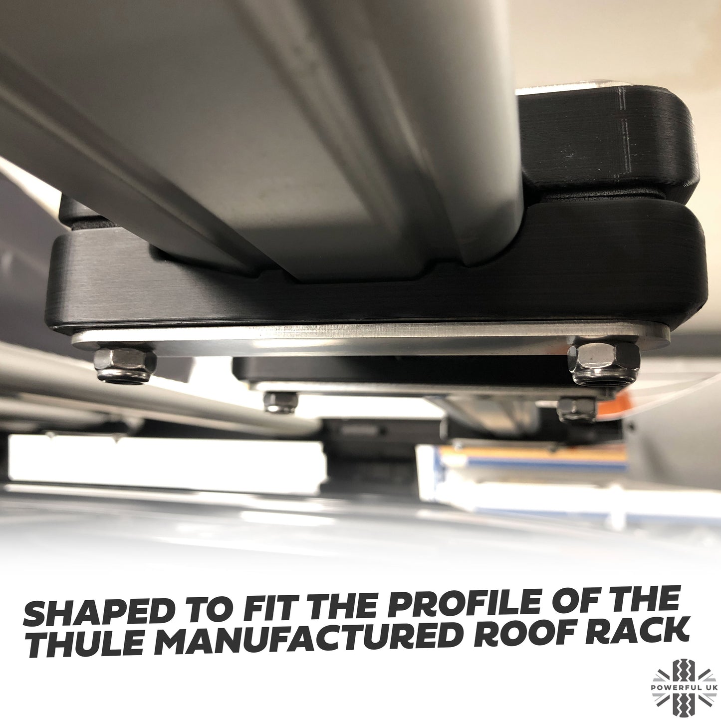 Roof Rack Mount Kit for the Land Rover Defender L663 - Kit A - LARGE Zinc Plated Steel