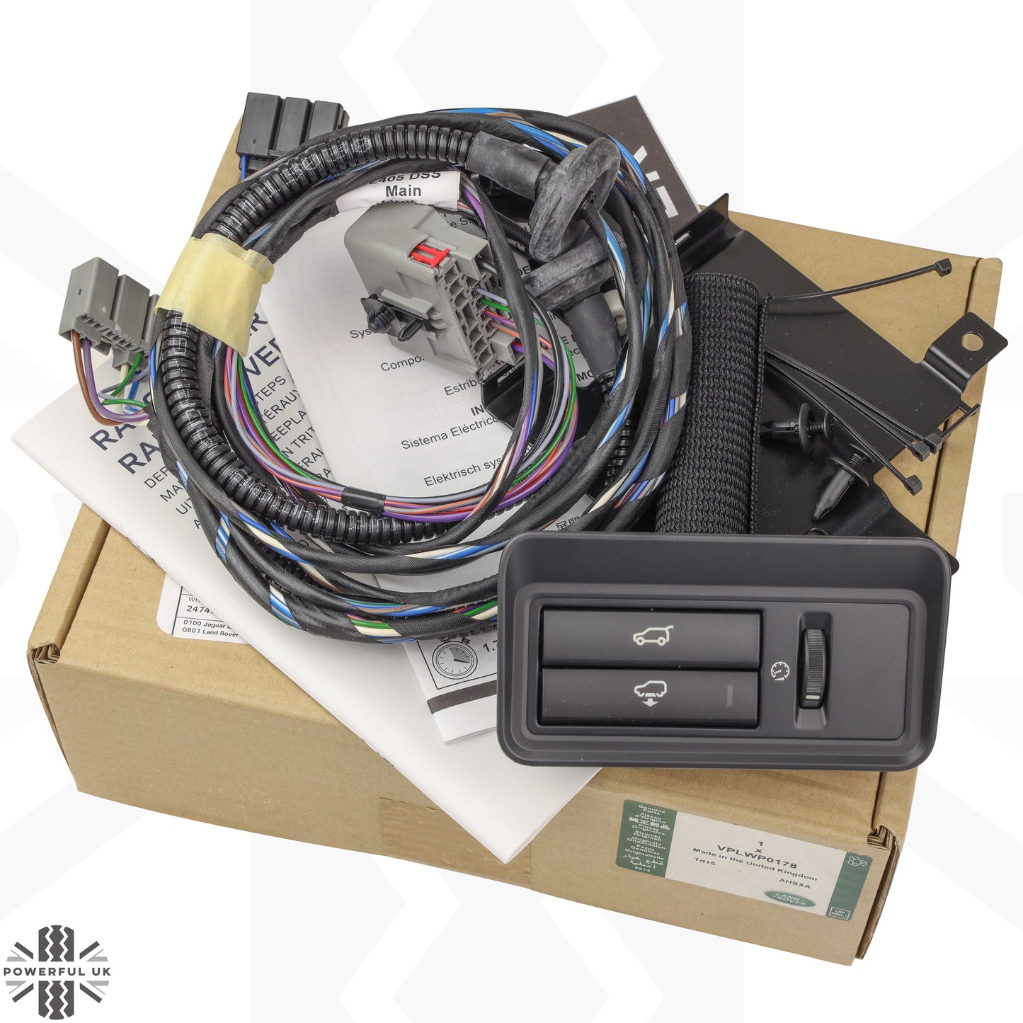 Wiring Harness Kit for Deployable Side Steps for Range Rover L405