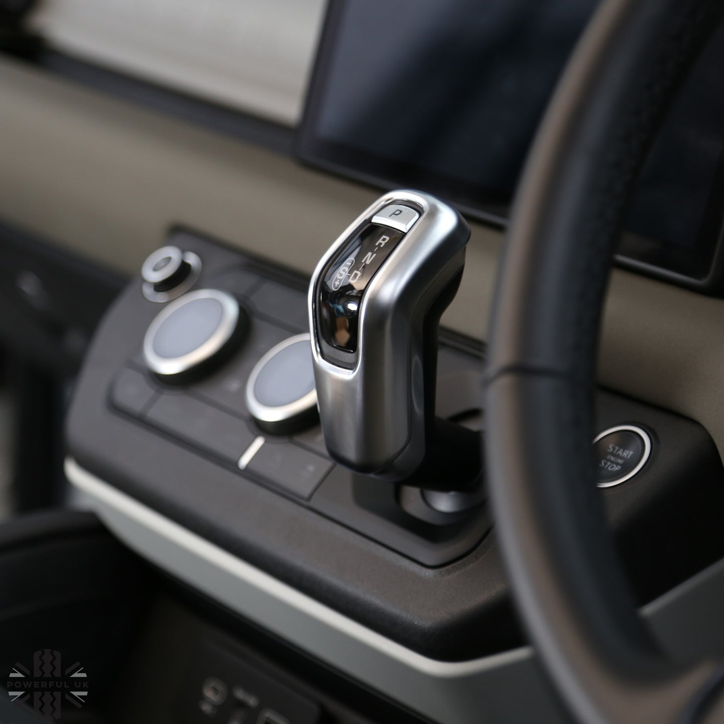 Interior Gear Selector Trim - Silver - for Land Rover Defender L663