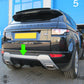 Rear Bumper Strip Cover for Range Rover Evoque L538 Dynamic - Silver