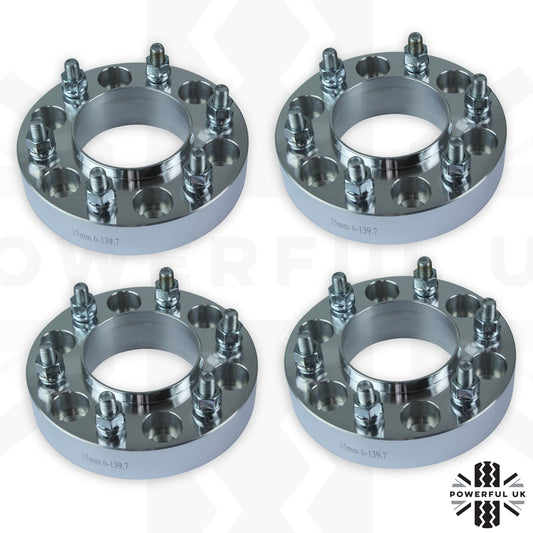 Ford Ranger 35mm Wheel Spacers - 4pc kit - Silver