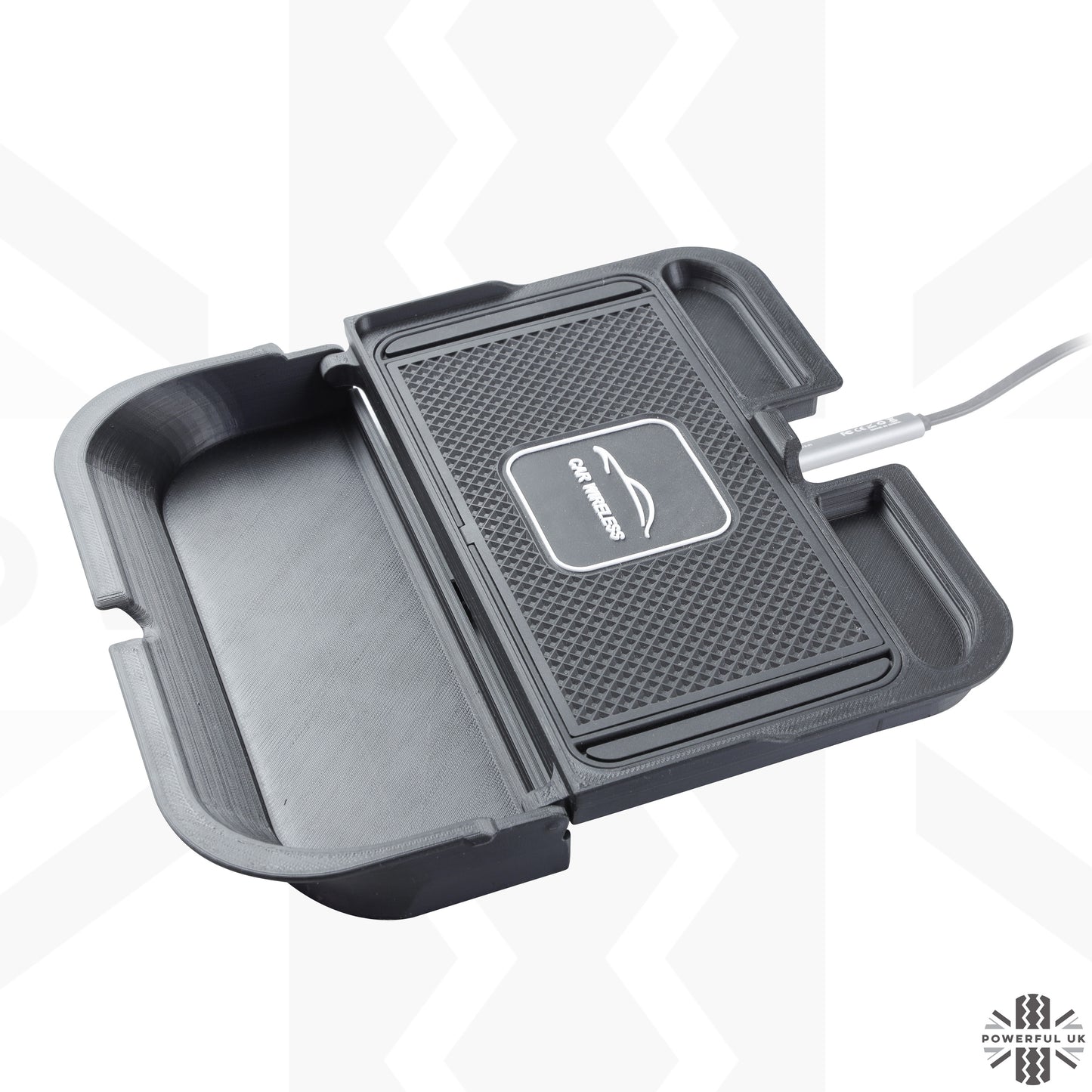 Cubby Box Wireless Phone Charging Kit for Range Rover Sport L320 (with EARLY Fridge)
