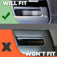 Door bin pocket liner trim Silver/Chrome for Range Rover Sport L494 2013-17