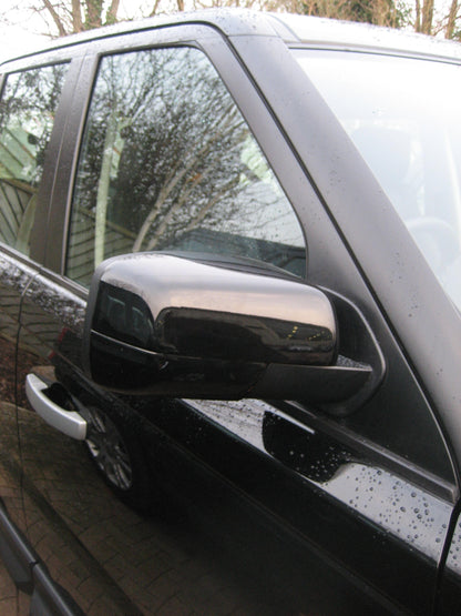Full Mirror Covers for Range Rover L322  - Gloss Java Black