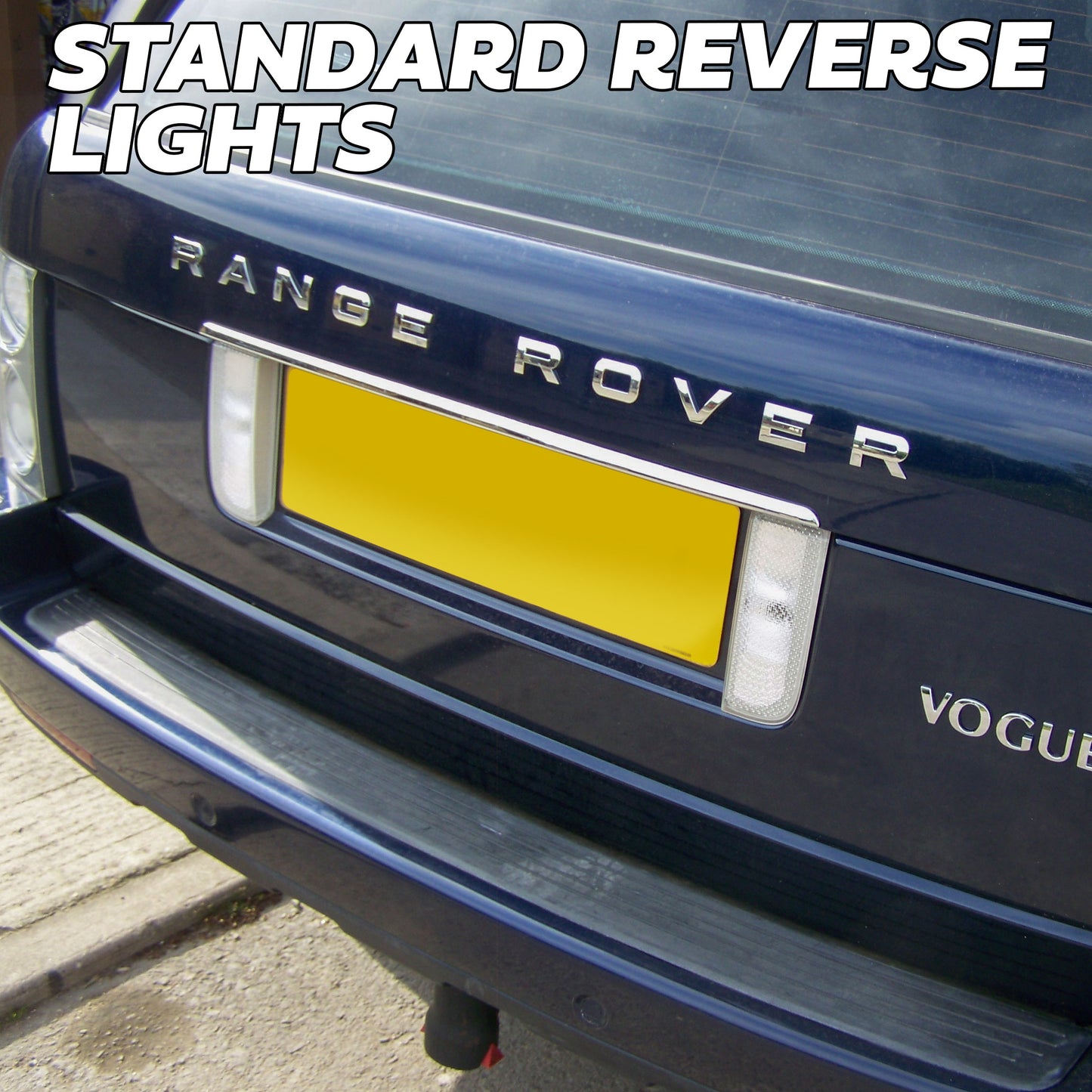 LED Reverse Light Assemblies (Pair) for Range Rover L322 - Clear