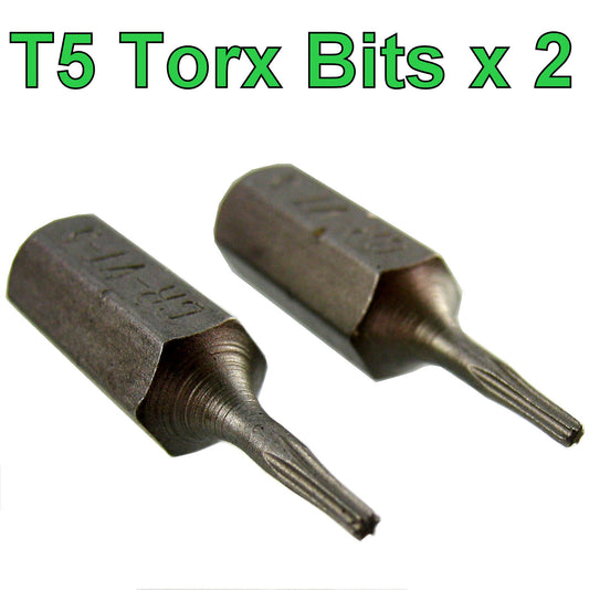 Torx T5 Screwdriver Security Bit - 2 PK (Standard Type)