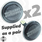 LED Dynamic Sweep Side Repeaters for Range Rover L322 (Pair) - Clear