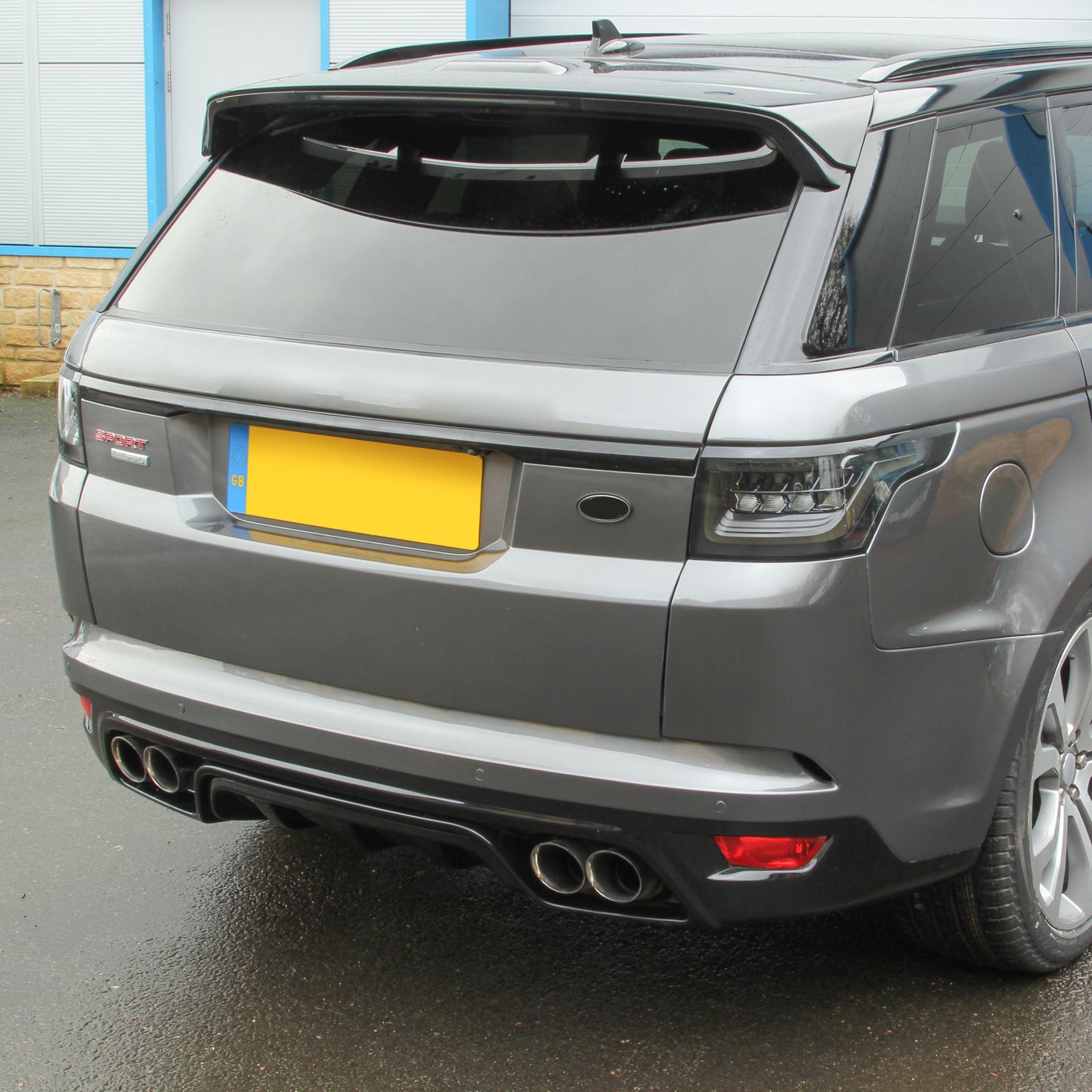 '2015 SVR' Style Exhaust Conversion Finishers for Range Rover Sport L494 2014-17 - Stainless