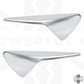 Side Repeater Camera Covers (2pc) in Silver for Tesla Model S,3,X,Y