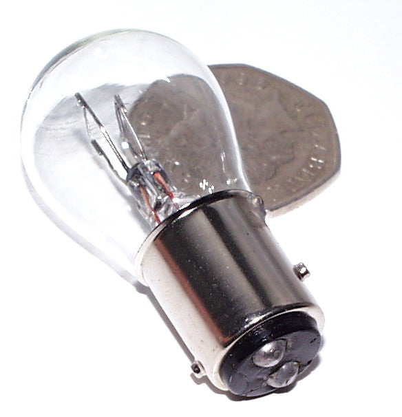BA15d Clear Stop/Tail Bulb 12v 21W / 5W (E Marked) – Powerful UK