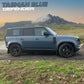 Spare Wheel Delete Cover Set for Land Rover Defender L663 - Tasman Blue