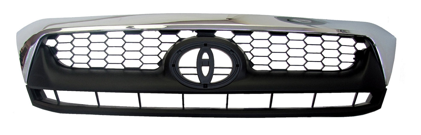 Mk6 Front Grille - Chrome & Black - for Toyota Hilux