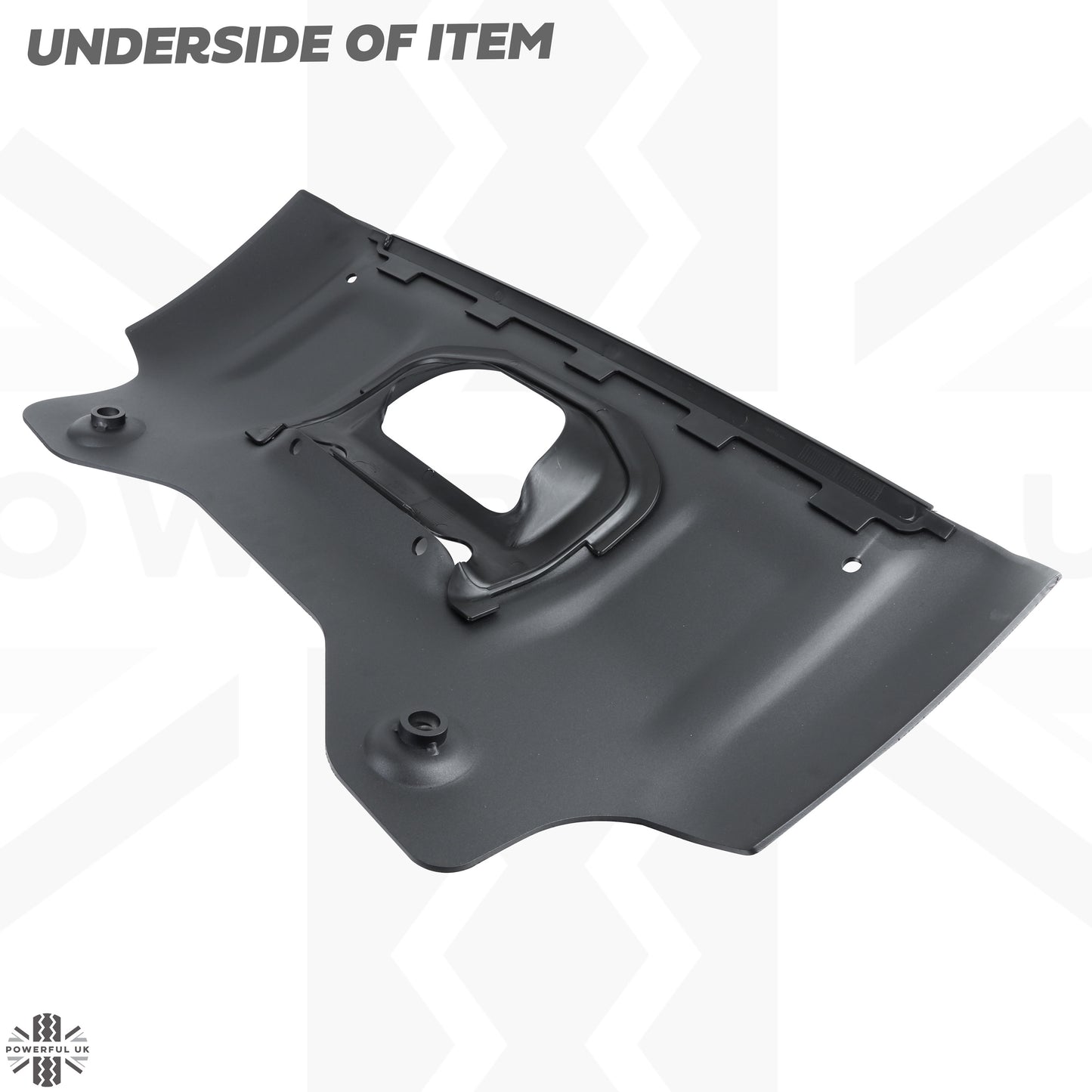 Front Aluminium Skid Plate (Aftermarket - Easy-Fit) for Land Rover Defender L663 - Black