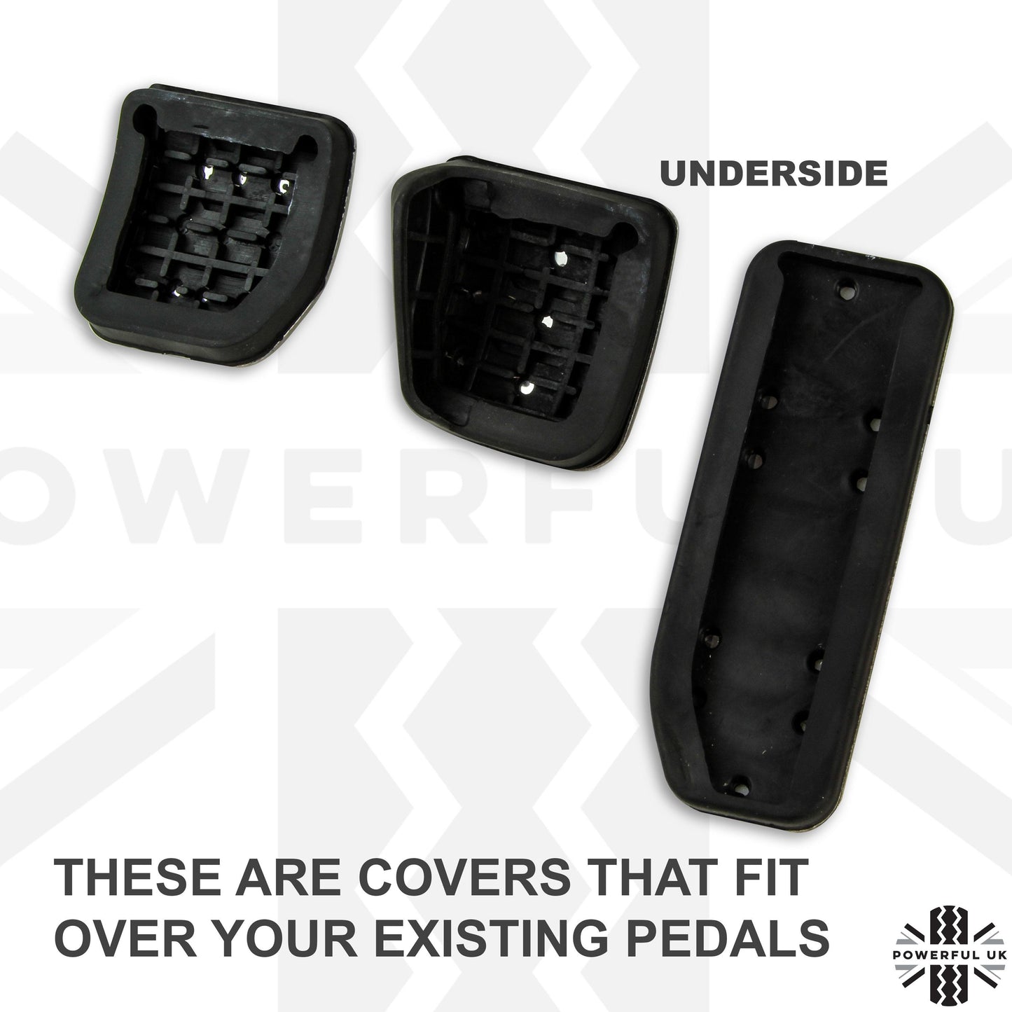 Sport Foot Pedal Covers for Range Rover Evoque - 3pc Manual