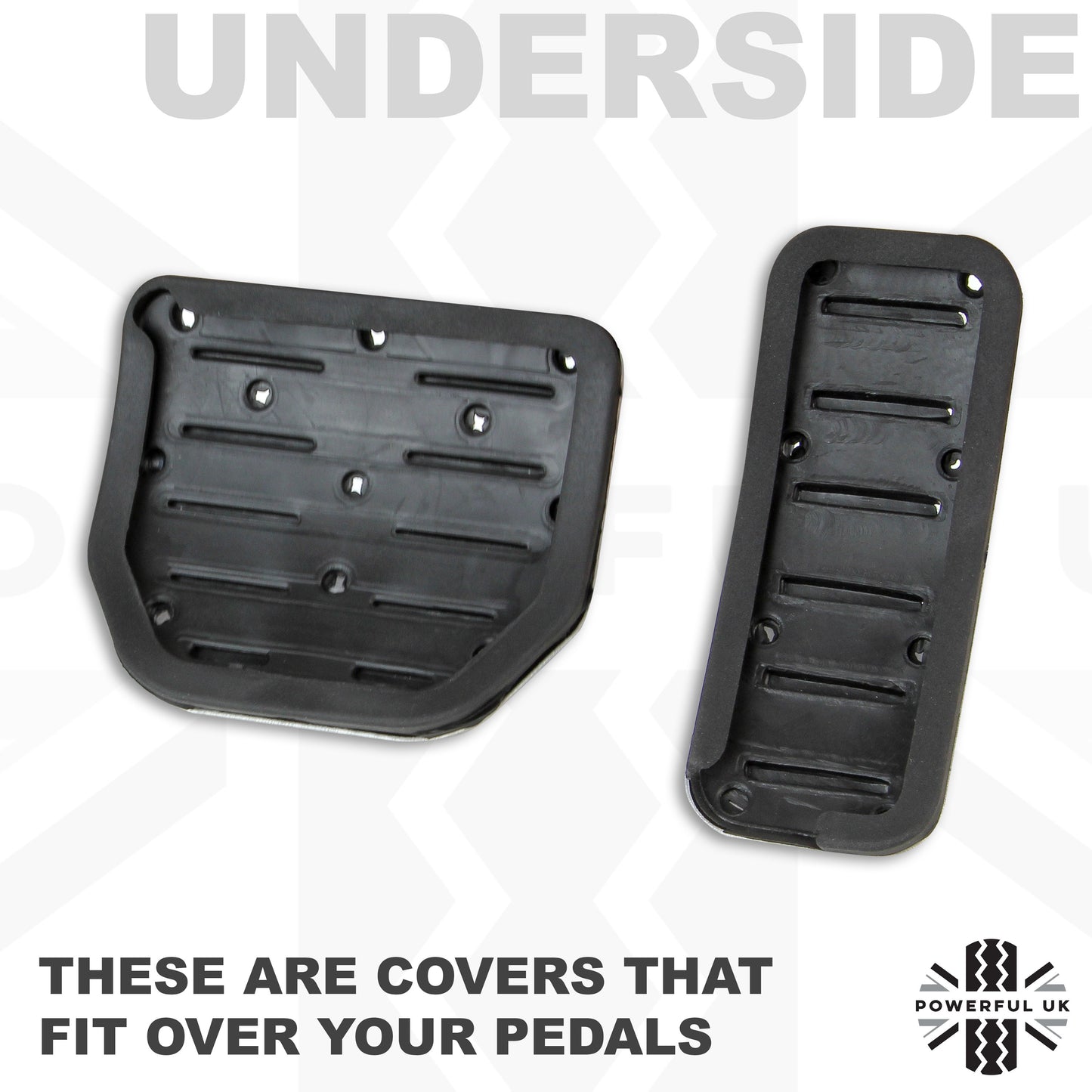 Easy Fit Pedal Cover Kit (3pc) for Land  Rover Discovery 3 & 4