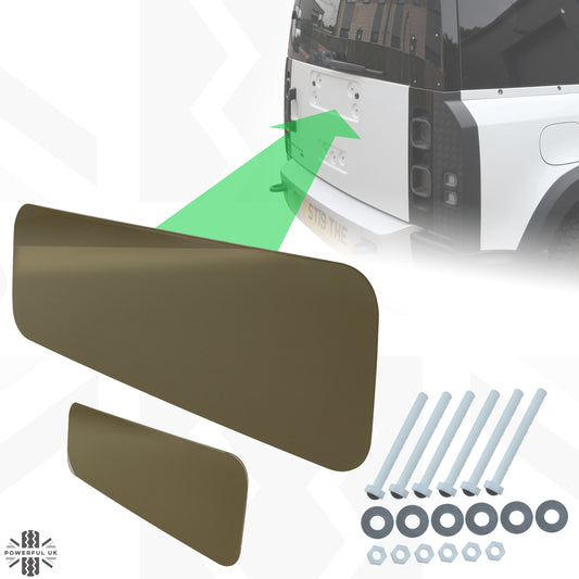 Spare Wheel Delete Cover Set for Land Rover Defender L663 - Gondwana Stone