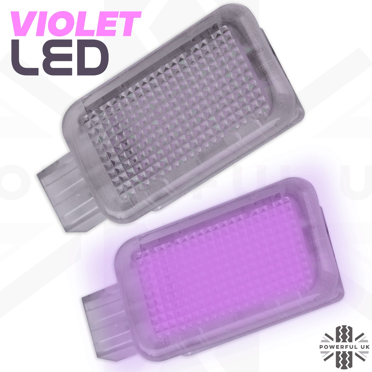 Violet/Purple LED interior Footwell Lamp for Land Rover Discovery 5 (2pc)