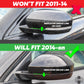 Replacement Mirror Caps for Range Rover Evoque 2014 on - Gloss Black