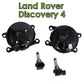 Front Bumper fog lamps - Smoked - for Land Rover Discovery 4