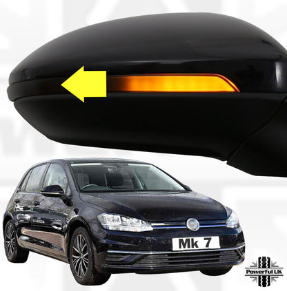 VW Golf Mk 7 LED 'Sweeping' Wing Mirror Indicators - Pair