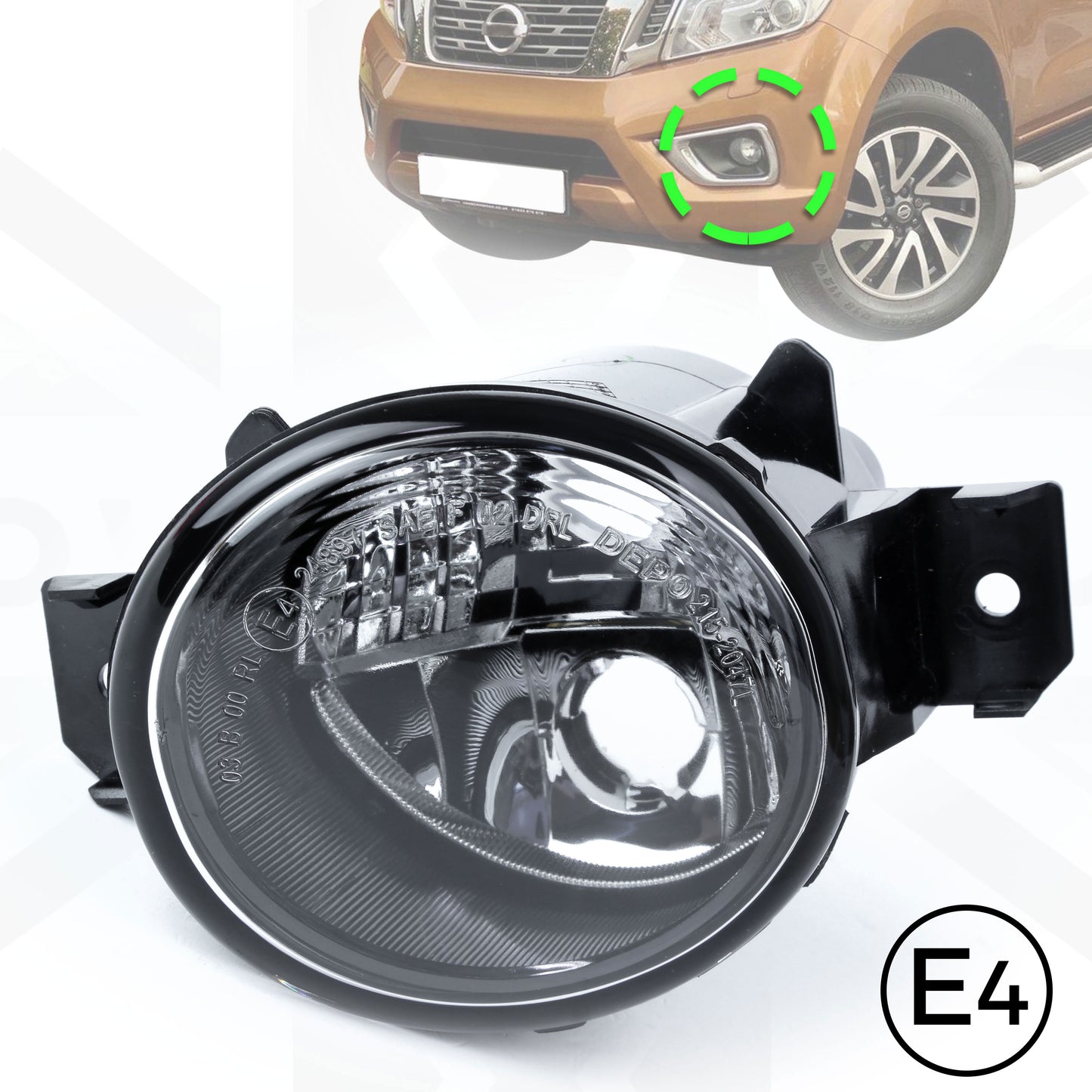 Dual Function Fog/DRL Light - LEFT - (Dual Function) - E-Marked - for Nissan Navara NP300