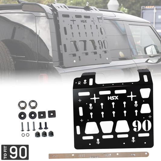 Molle Plate Kit - Black - RH - for Land Rover Defender L663 (90 Model)