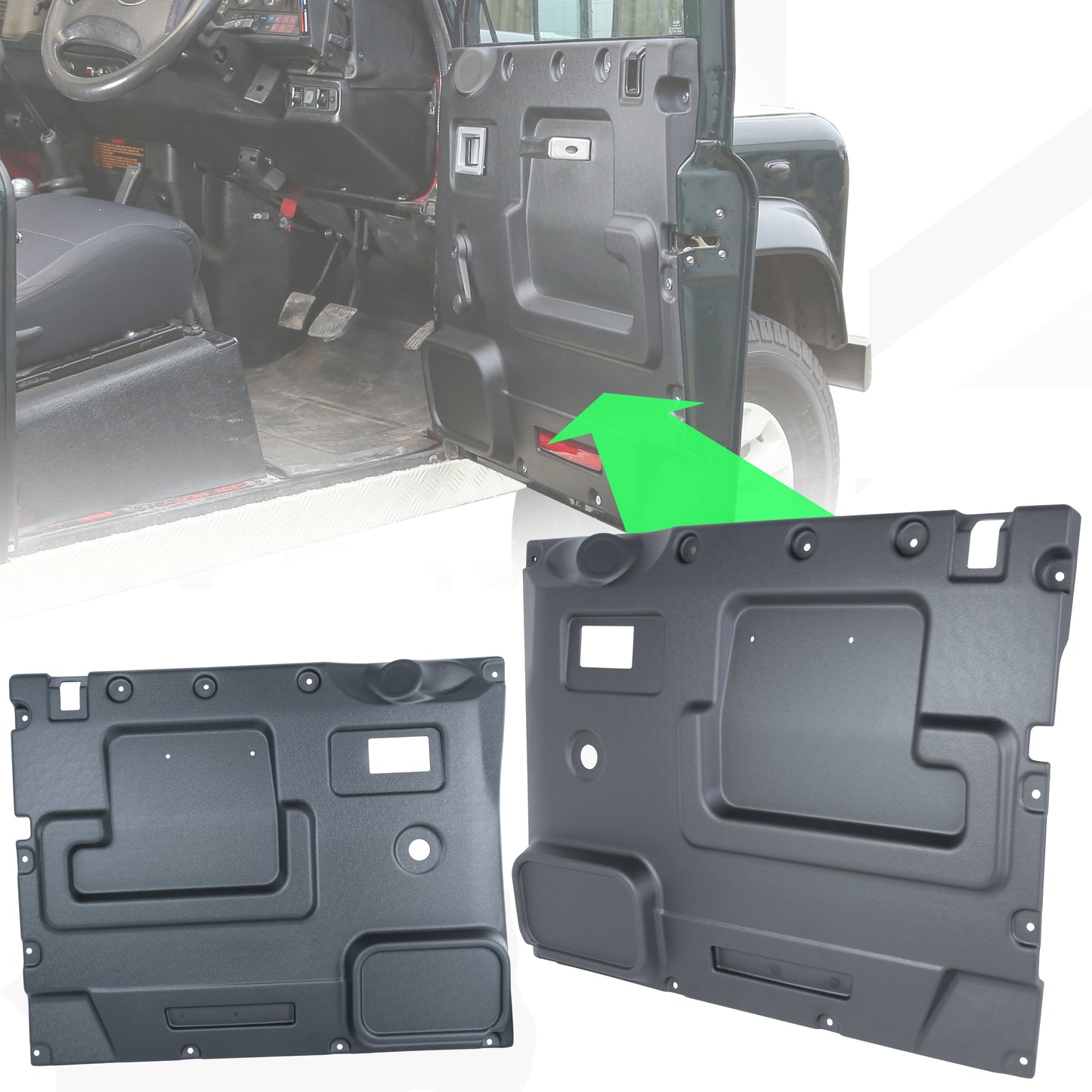 Land Rover Defender Door Card Trim Clips, 2 Doors