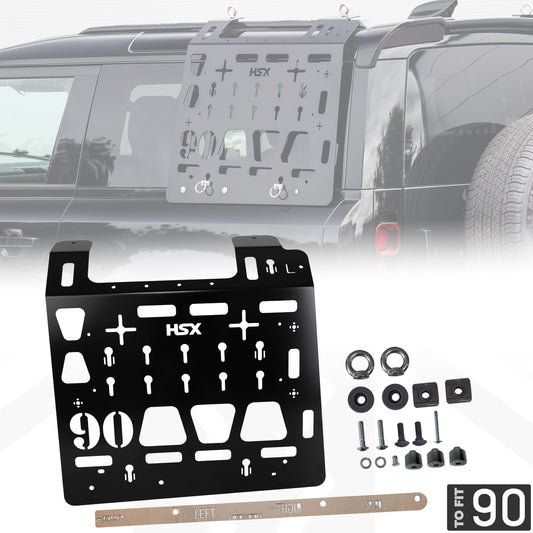 Molle Plate Kit - Black - LH - for Land Rover Defender L663 (90 Model)