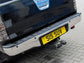 Chrome Rear Step Bumper - Stainless with PDC kit - for Toyota Hilux Mk6/7