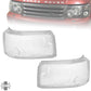 Replacement Headlight Lens - Early Type - for Range Rover Sport 2005 - PAIR