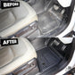 Rubber Floor Mat 2pc Set - Front Mats Only - for Land Rover Defender L663 - RHD