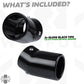 Exhaust Tips for Land Rover Defender L663 (to fit P400 model) - Gloss Black