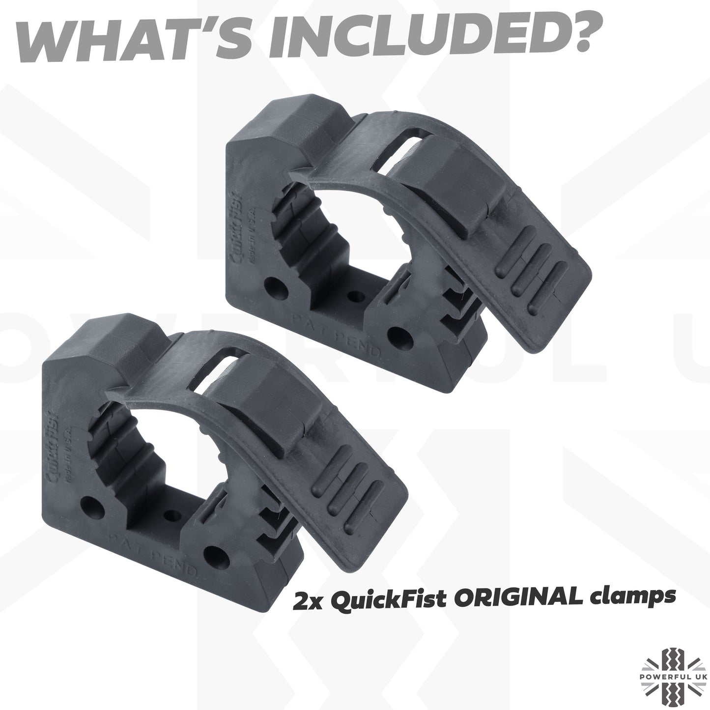 2x QuickFist Original Clamps
