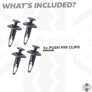 4x Clips (6.3x22mm Plastic Push Pin type) for Land Rover Discovery 4 - –  Powerful UK