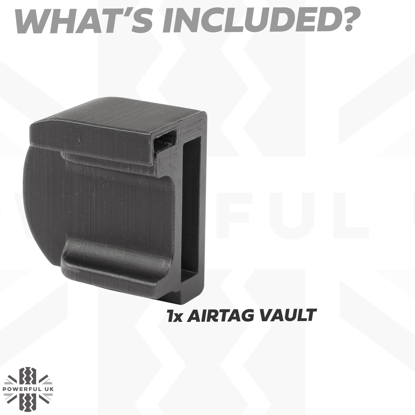 AirTag Vault / Holder for Fuel Filler Flap for Land Rover Discovery 3/4