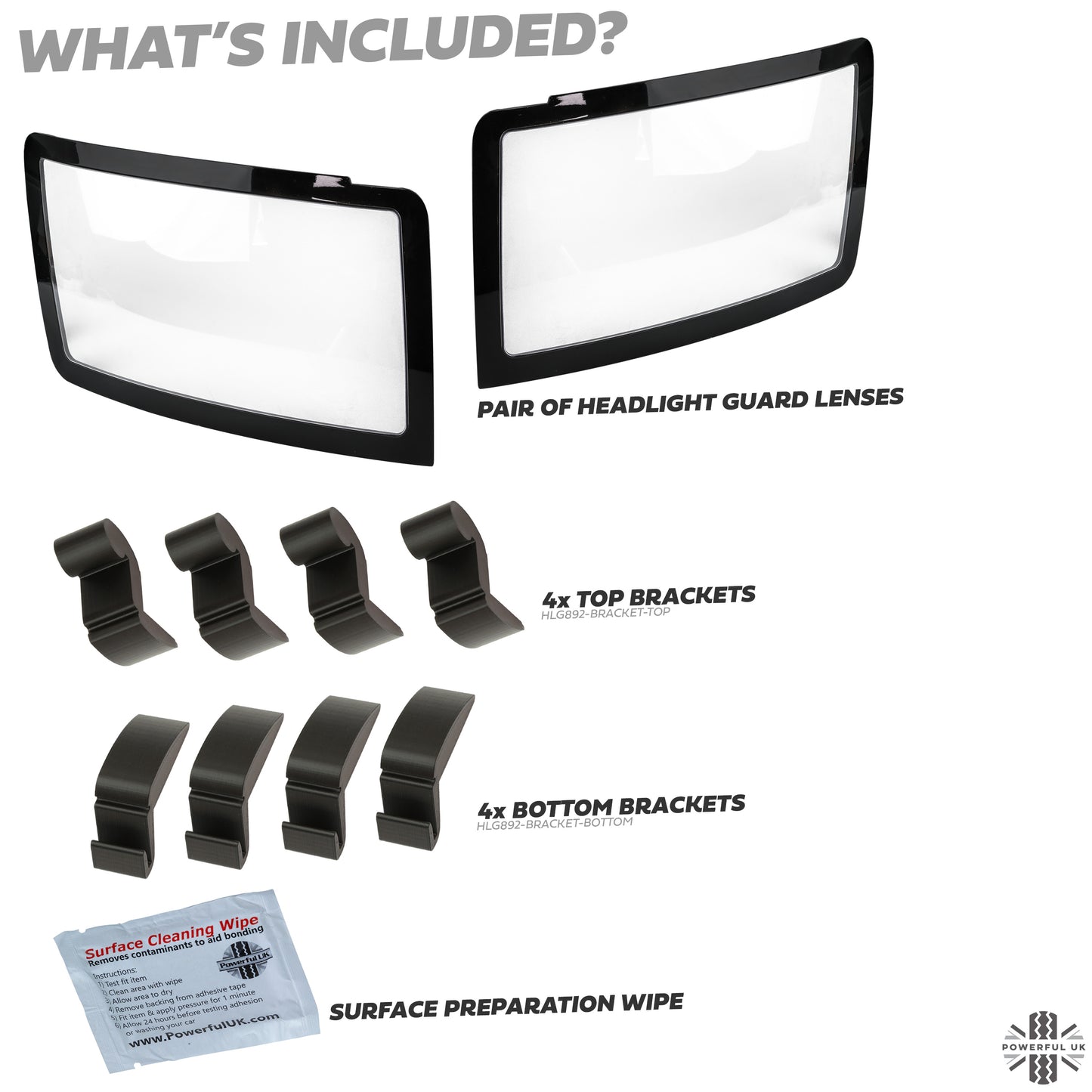 Headlight Guard Kit for Land Rover Defender L663