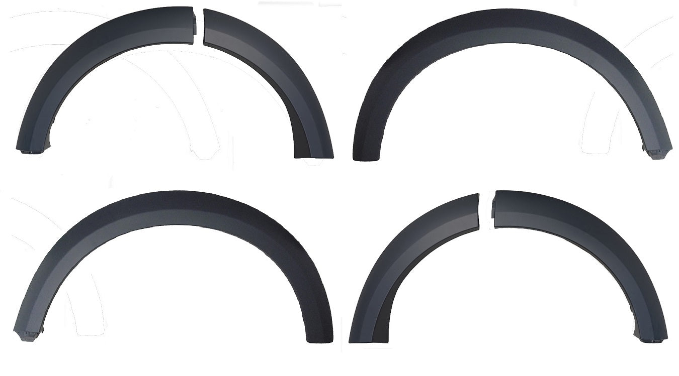 Wheel Arch / Door Plastic Mouldings 6 pc kit - Unpainted (in Primer) - for Land Rover Discovery 4