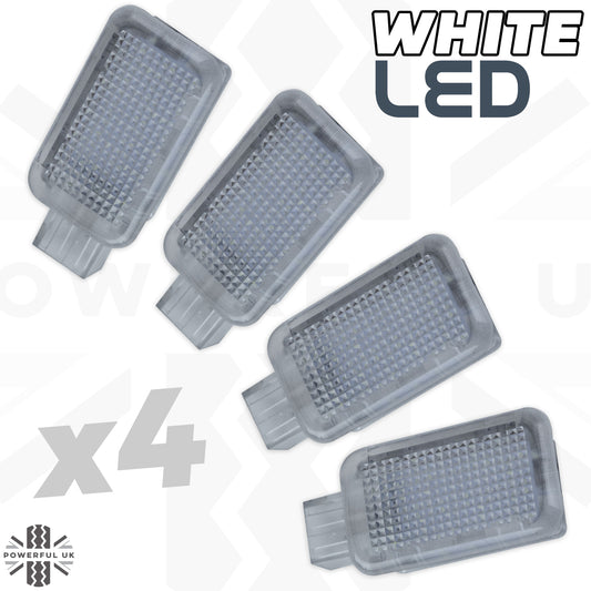 WHITE LED interior boot lamp upgrade for Land Rover Discovery 5 (4pc)
