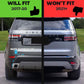 Mudflap kit Front+Rear 4 pc for Land Rover Discovery 5